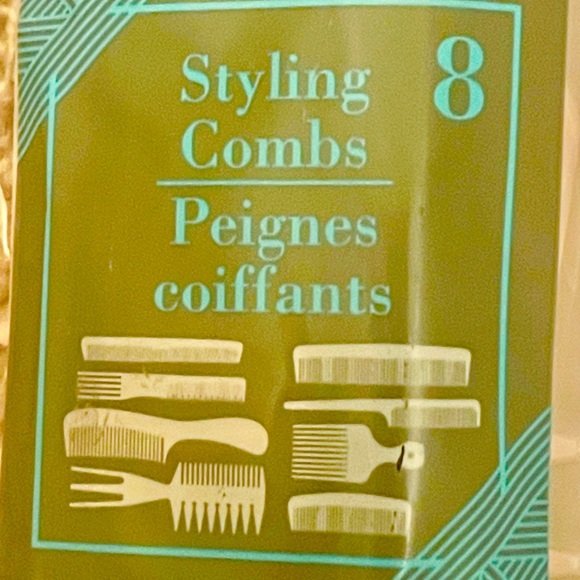 New Styling Hair Combs 8 PCS Variety Pack + 1 Combo Styler. Great All Hair Types - Picture 2 of 5